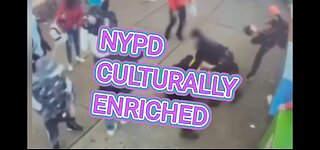 NYPD Officers attacked by "migrants" NYC gets what they deserve for their Marxist ideology