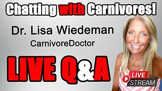 A Carnivore Doctor: Dr.‌ ‌Lisa‌ ‌Wiedeman‌'s Story LIVE & QA