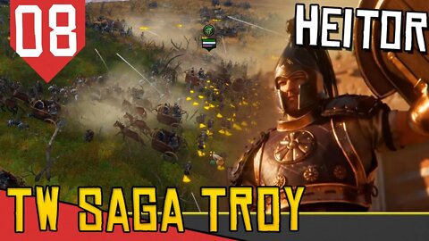 Epifania da Infantaria - Total War Saga Troy Heitor #08 [Série Gameplay Português PT-BR]