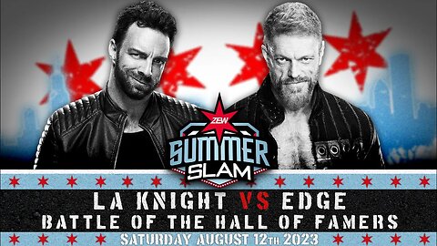 Edge vs LA Knight Summerslam