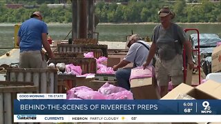 Behind-the-Scenes of Riverfest preparations