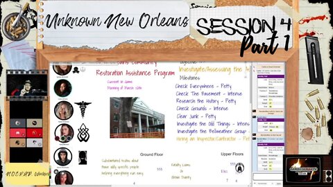 Unknown New Orleans | Session 4 (Part 1) | Unknown Armies Campaign
