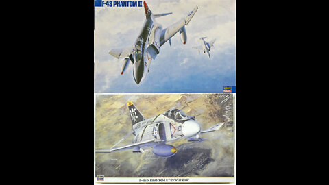 Episode :32 Kit Review: Hasegawa 1/72 Scale USN F-4 B/N and S Phantoms