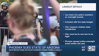 Phoenix sues State of Arizona