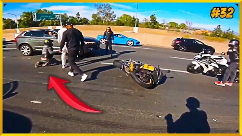 BIKERS IN TROUBLE | BIKE, MOTORCYCLE CRASHES & CLOSE CALLS 2022 [Ep.#32]