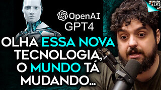 NOVA VERSÃO DO CHAT GPT4 - MONARK TESTA AO VIVO