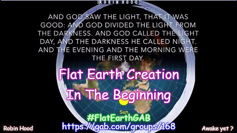 Flat Earth Creation - In The Beginning