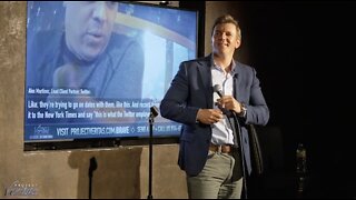 James O'Keefe Details Twitter Saga Involving Elon Musk LIVE From Stand Up NY!