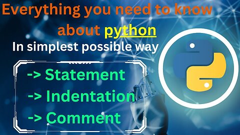 Comments & Indentation | Python Programming | Class 2