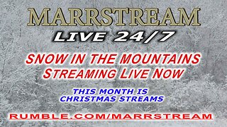 Christmas Music and Snow In The Great Smoky Mountains Live Now