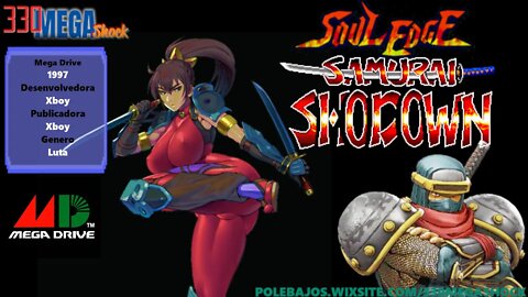 Jogo Completo 90: Soul Edge vs Samurai Shodown (Mega Drive)