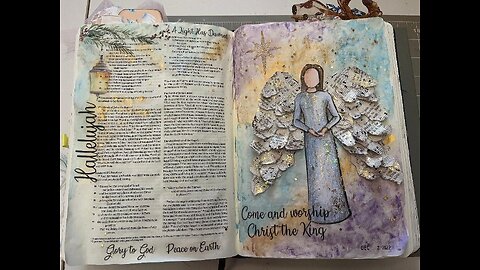 Let's Bible Journal Luke 2 (from Lovely Lavender Wishes)