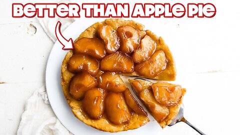 I was BLOWN AWAY by this Apple Tarte Tatin