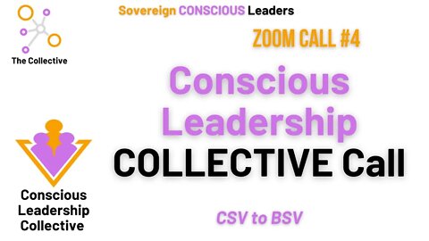 4. Conscious Leadership Call – CSV to BSV