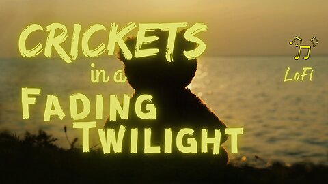 Crickets in a Fading Twilight | 15 Minutes of Twilight | Ambient Sound | Lofi Beats