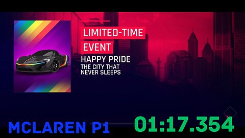 Asphalt 9 Legends - HAPPY PRIDE McLaren P1 01:17.354 | Touchdrive