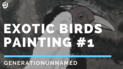 Exotic Birds Painting Timelaps #1 - Generationunnamed