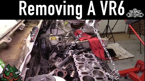 How To Remove a VR6 Engine ~ White Wookie