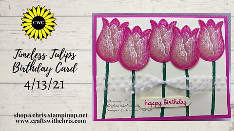 Timeless Tulips Birthday Card