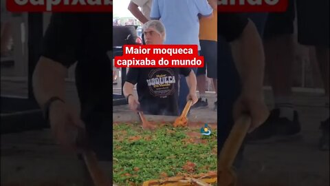 A Maior moqueca capixaba do mundo feita em Conceição da Barra