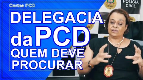 Cortes PCD - Quem pode procurar a delegacia da pessoa com deficiência ? #shorts