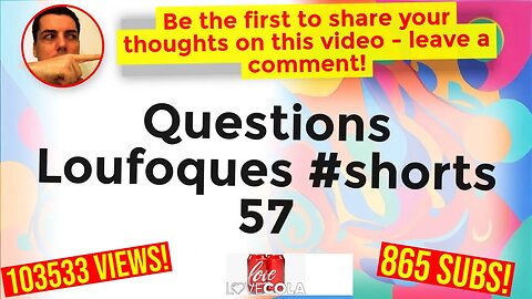 Questions Loufoques #shorts 57