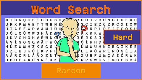 Word Search - Challenge 11/30/2022 - Hard - Random