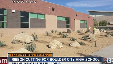 Boulder City High School unveils new building