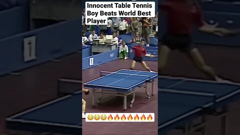 Innocent Table Tennis Boy Beats World Best Player #shorts #tabletennis