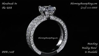 BBR-716 Engagement Ring By BloomingBeautyRing com