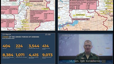 24.03.23 ⚡️Russian Defence Ministry report on the progress of the deNAZIfication of Ukraine