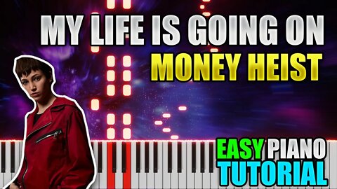 My Life Is Going On - Money Heist | Easy Piano Tutorial