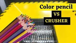 Triturador VS 50 Lápis de colorir! Experimentos ASMR