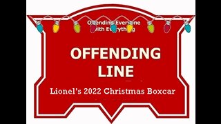 Product Preview: Lionel's 2022 Christmas Boxcar