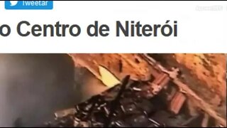 URGENTE Incêndio atinge lojas no Centro de Niterói