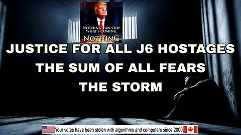 The STORM Is Upon Us, J6 Hostages, Crimes Against Humanity, DEImonic - 4/10/24..