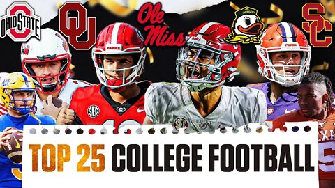 College Football Top 25 Predictions