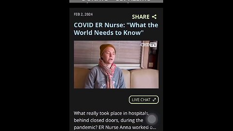 COVID ER Nurse Speaks Out: ‘It Was Not Covid That Was Making People Sick’