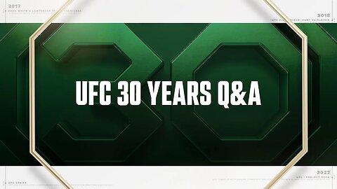 UFC 30th Anniversary Q&A w/ Chuck Liddell, Kamaru Usman & more!