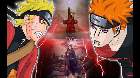 Naruto vs Pain || Naruto saved HINATA#trending#naruto#anime#edit