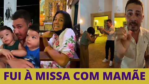 Carlinhos Maia foi à Missa com Maria Maia e Relembrou muitas Coisas