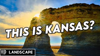 Monument Rocks Kansas | Chalk Pyramids | Landscape Photography Sunset