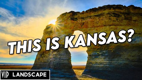 Monument Rocks Kansas | Chalk Pyramids | Landscape Photography Sunset