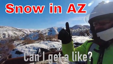 After the storm in AZ Jan 2021 lets find mountain snow