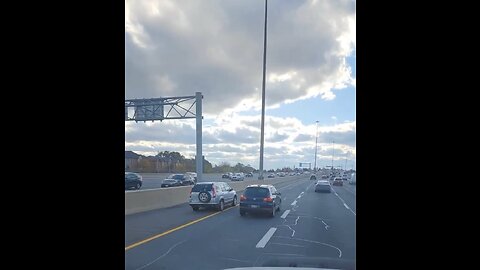 Illegal Overtake On Highway 403