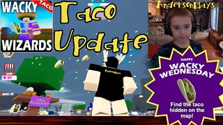 AndersonPlays Roblox Wacky Wizards 🌮TACO UPDATE🌮 - How to Get Taco - All Taco Update Potions