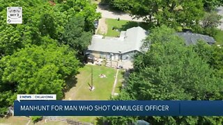 Manhunt for Man Who Shot Okmulgee Officer