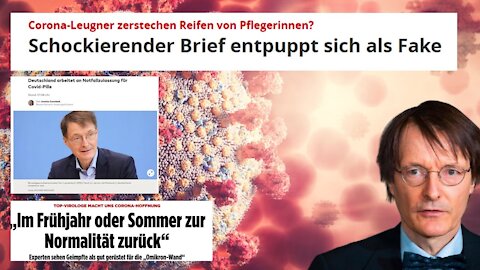 Lauterbach will nächste Notfallzulassung und Focus Online bedauert Verbreitung von Fake News