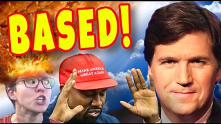 BASED Kanye Makes "DEMONIC" LIBS' Heads Explode, Praises God, says "I'M PRO-LIFE" on Tucker