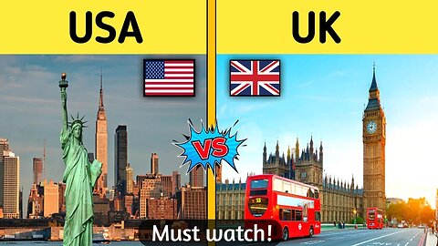 UsA🇺🇸 Vs UK🇬🇧 Country comparison 2024-United kingdom vs United states of America comparison 2024🔥